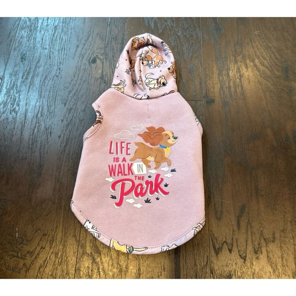 Rare htf DISNEY Parks Tails‎ • Disney Dogs • Dog Sleeveless Hoodie•